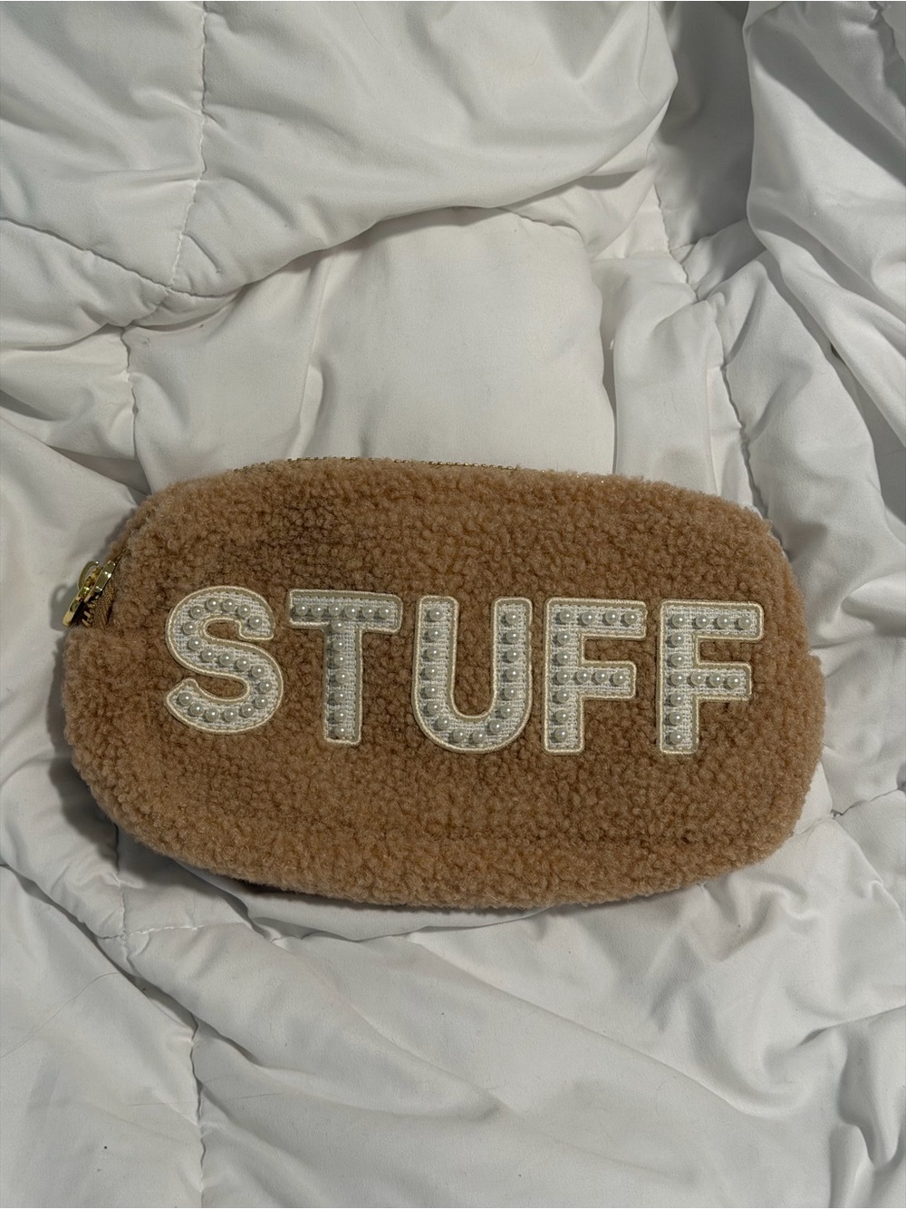 Stoney clover lane cozy hazelnut small pouch